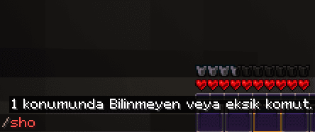 Tab-complete suggestions showing a hidden command absent from the list